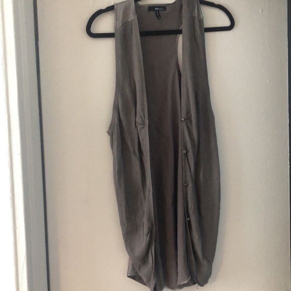 Gray Mid-Length Vest - Picture 3 of 3